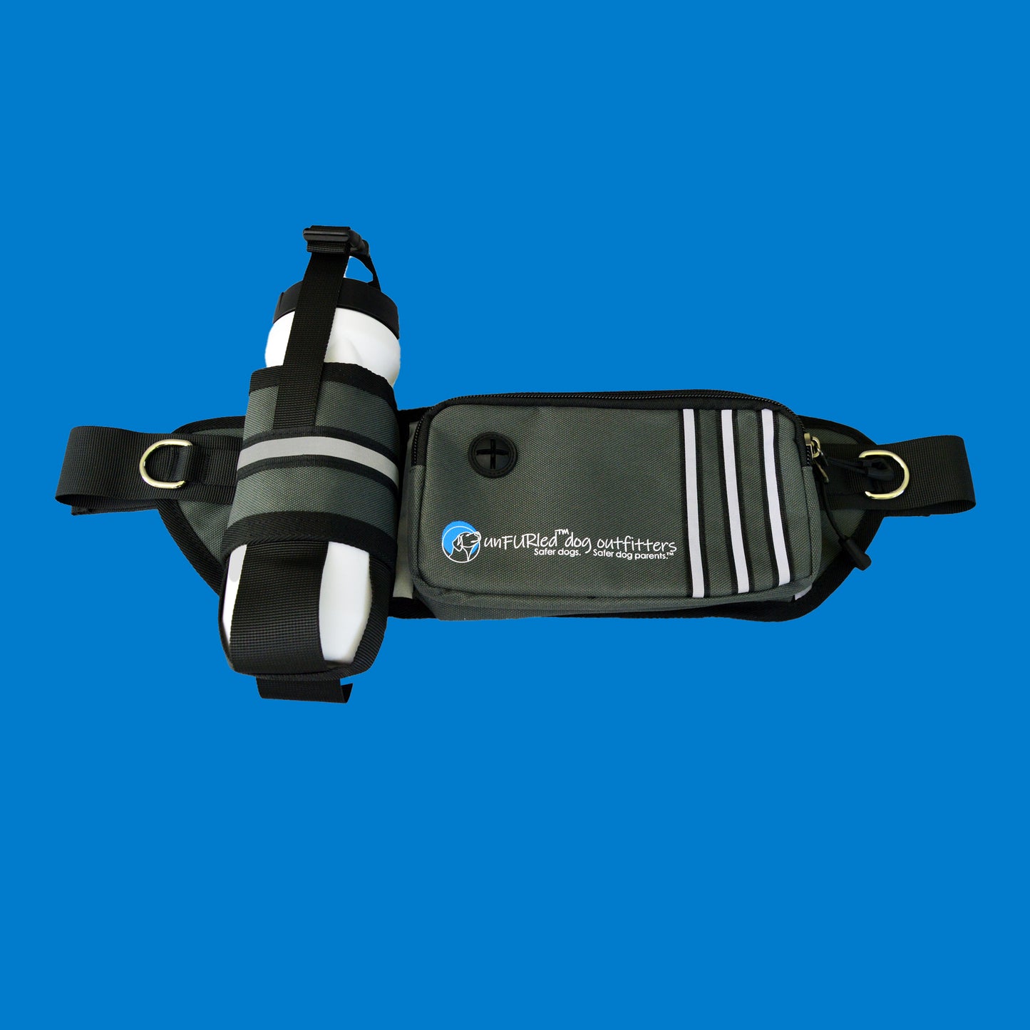 u.Do: FreeStride™ Hands-free Dog Leash with Hydration Sports Belt