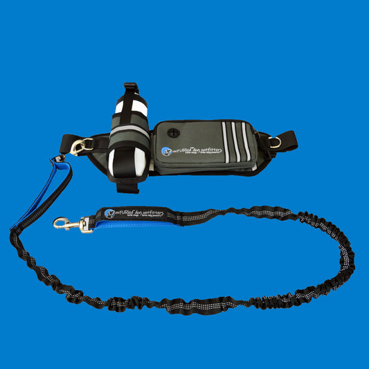 u.Do: FreeStride™ Hands-free Dog Leash with Hydration Sports Belt