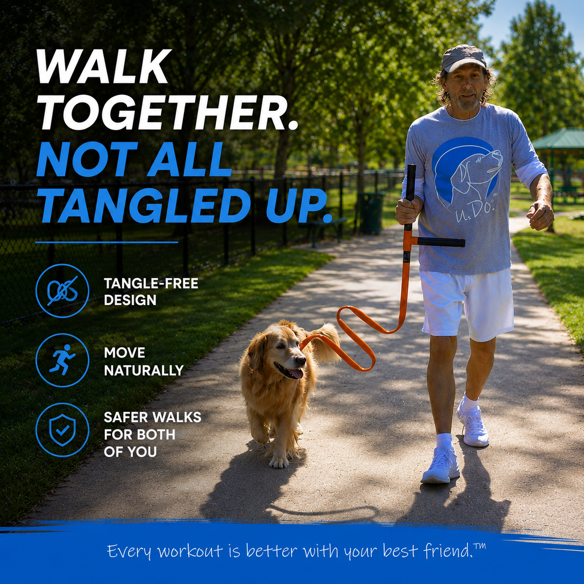u.Do: FullStride™ Flex-mount Dog Leash