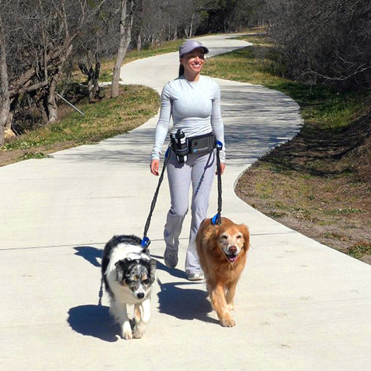 u.Do: FreeStride™ Hands-free Dog Leash with Hydration Sports Belt